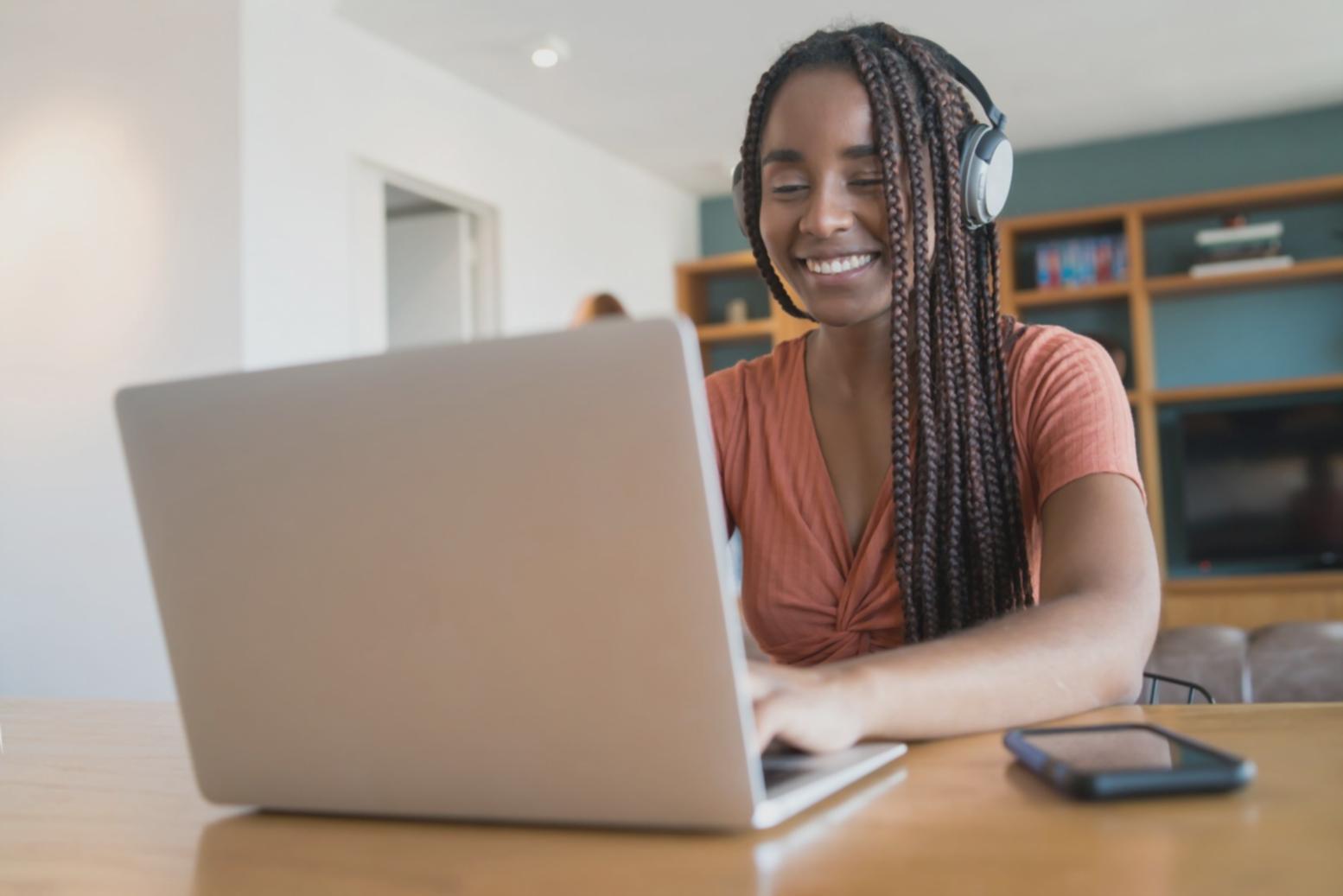 Investment analysis workspace with market research materials